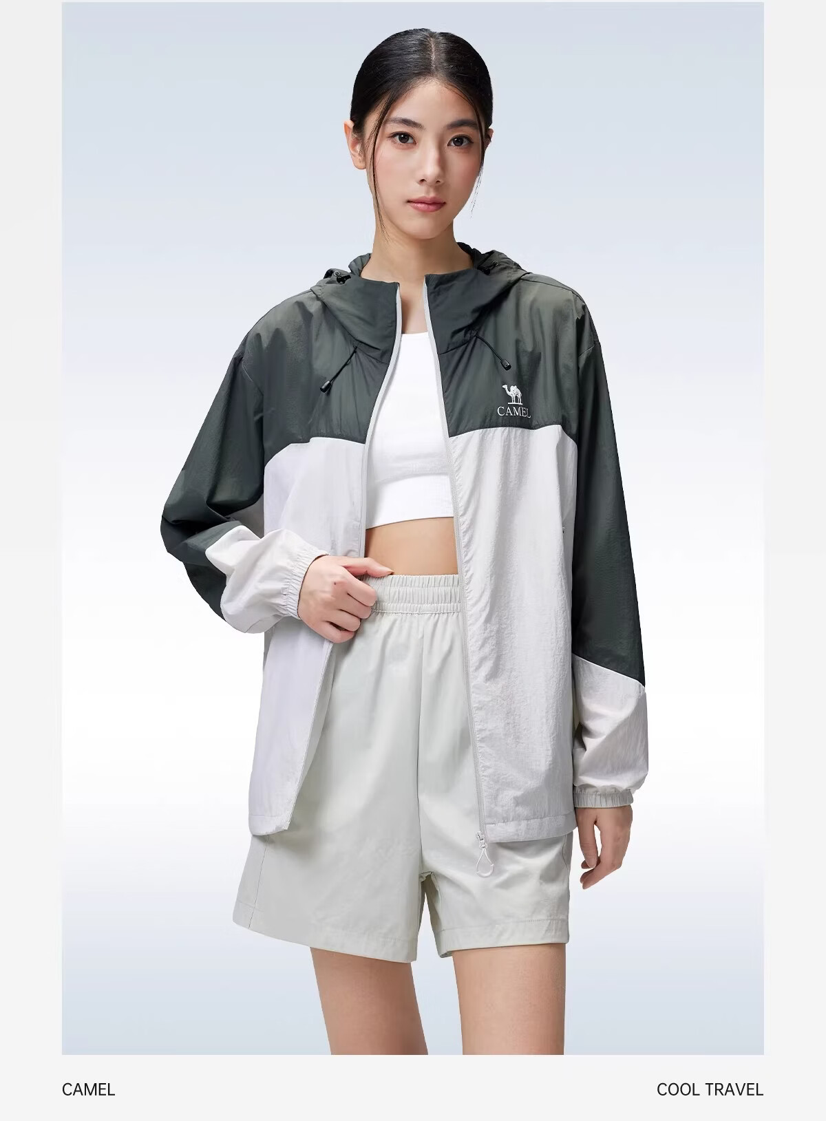 CAMEL Outdoor Sun Protection Jacket 2026 Spring Summer New Unisex Cooling Water-Repellent Sports Coat 8017 19