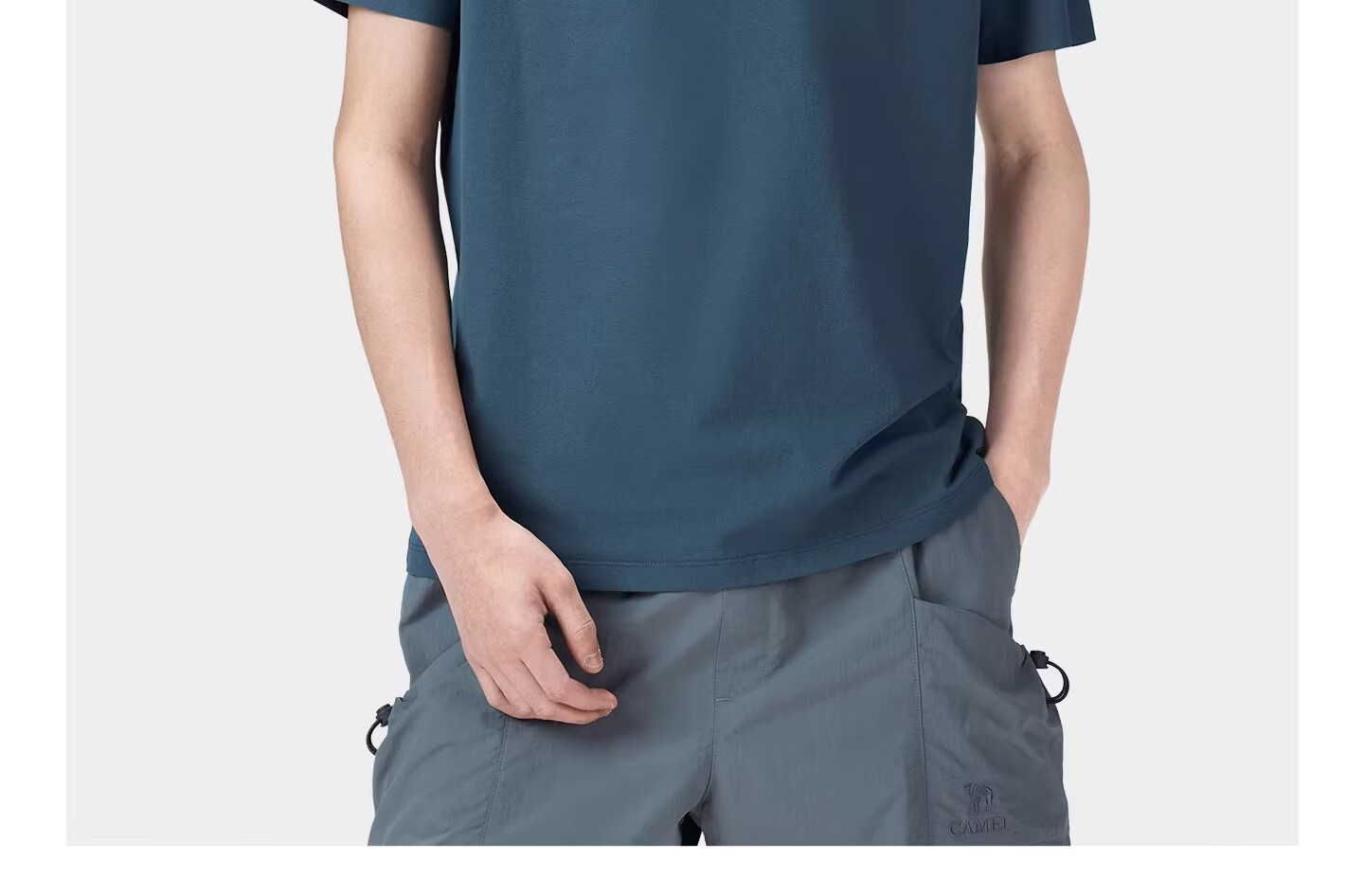 CAMEL Outdoor Quick-Dry T-Shirt Men 26 Spring Summer Breathable Stretch 5A Antibacterial Hiking Sun Protection Top Women 1052 30