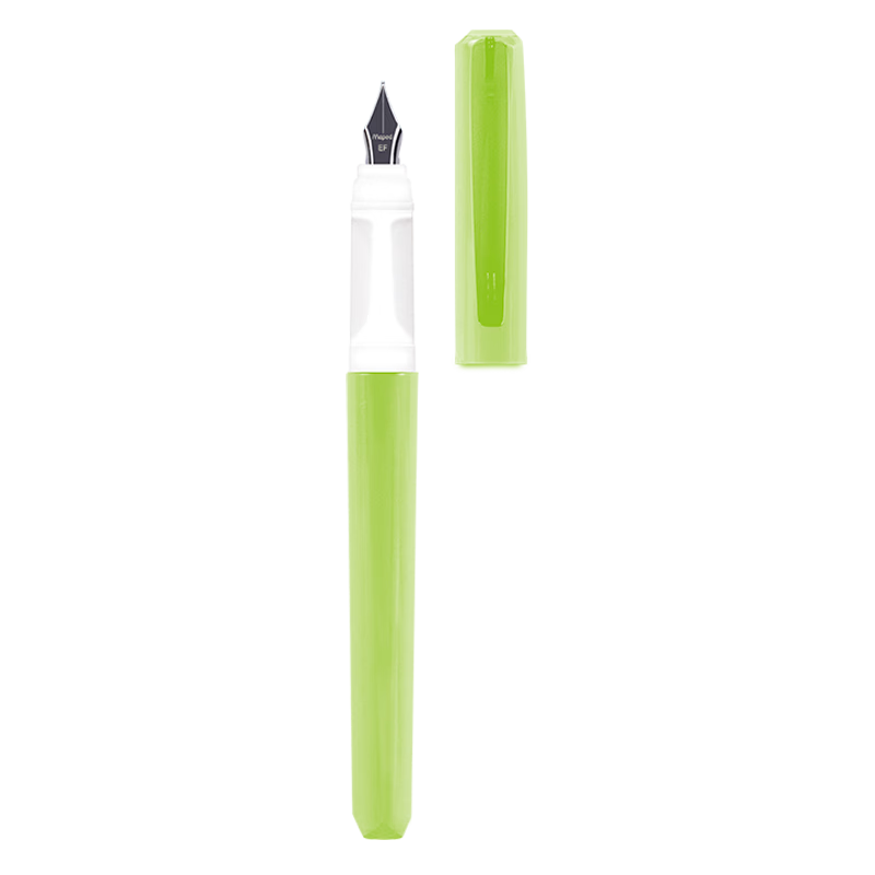 Maped Back-to-School Student Fountain Pen Refillable Ink Cartridge Primary School Standard Script Practice Pen Beginner Handwriting Pen 221515CH Grass Green