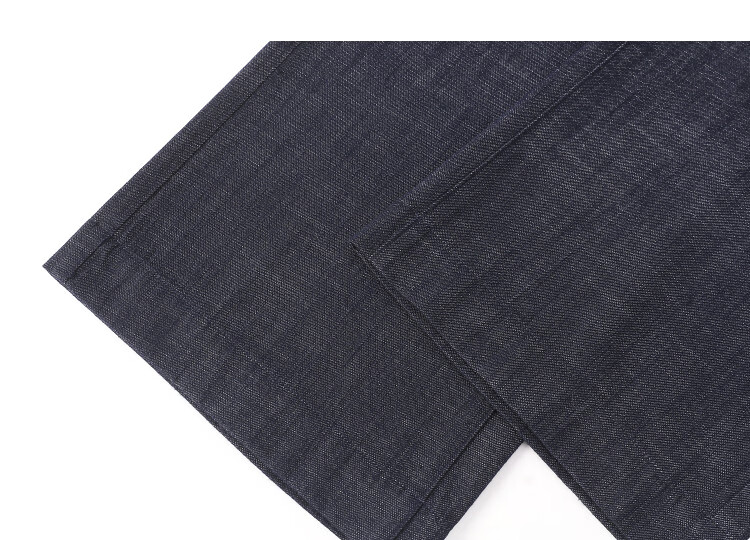 Demana [with Cloud Oxygen Cotton] Spring Smart Commuter Design Pleated Decorative Button Straight Wide-Leg Women's Jeans 17