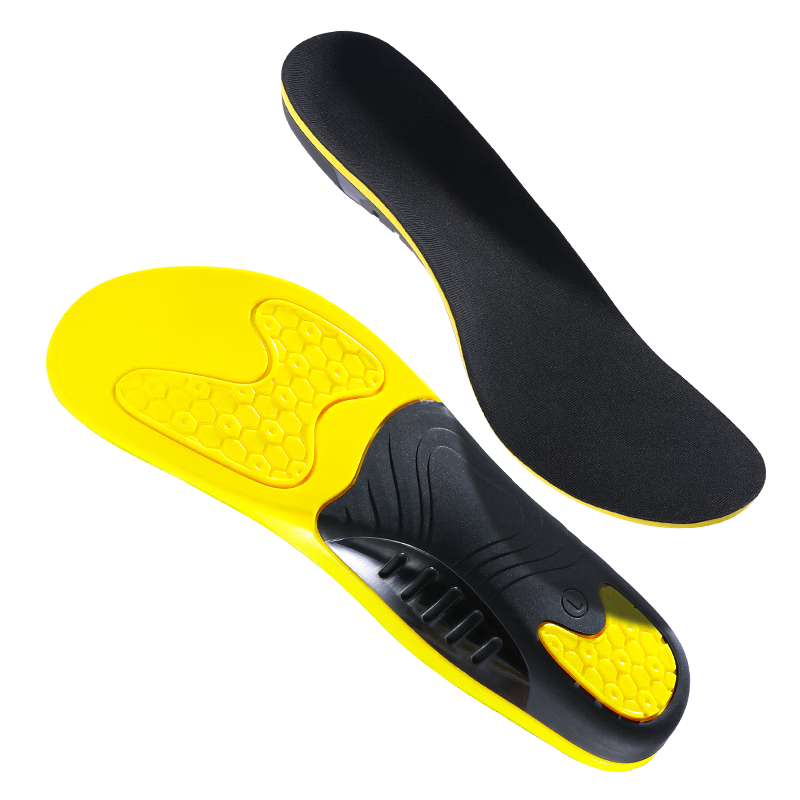 3515 Arch Support Insoles for Men Soft Thickened Anti-Odor Flat Feet Comfortable Sports High Elastic Shock Absorption