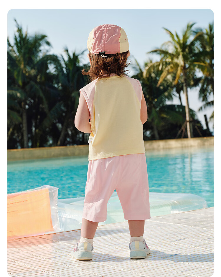 Balabala Baby Sleeveless T-Shirt Vest Girls Boys Infant Clothing 2026 New Summer Cotton Soft Top 36