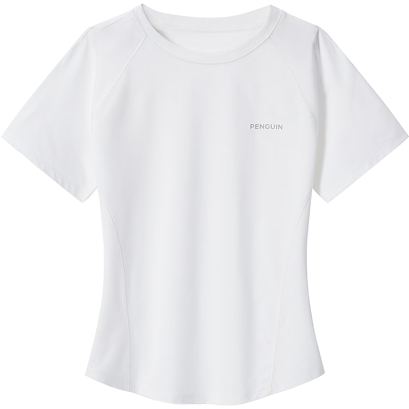Penguin [Han Yutong Edition] Camel Collaboration Slim Fit Waist T-Shirt Cooling Sun Protection Quick-Dry Slimming Short Sleeve N038