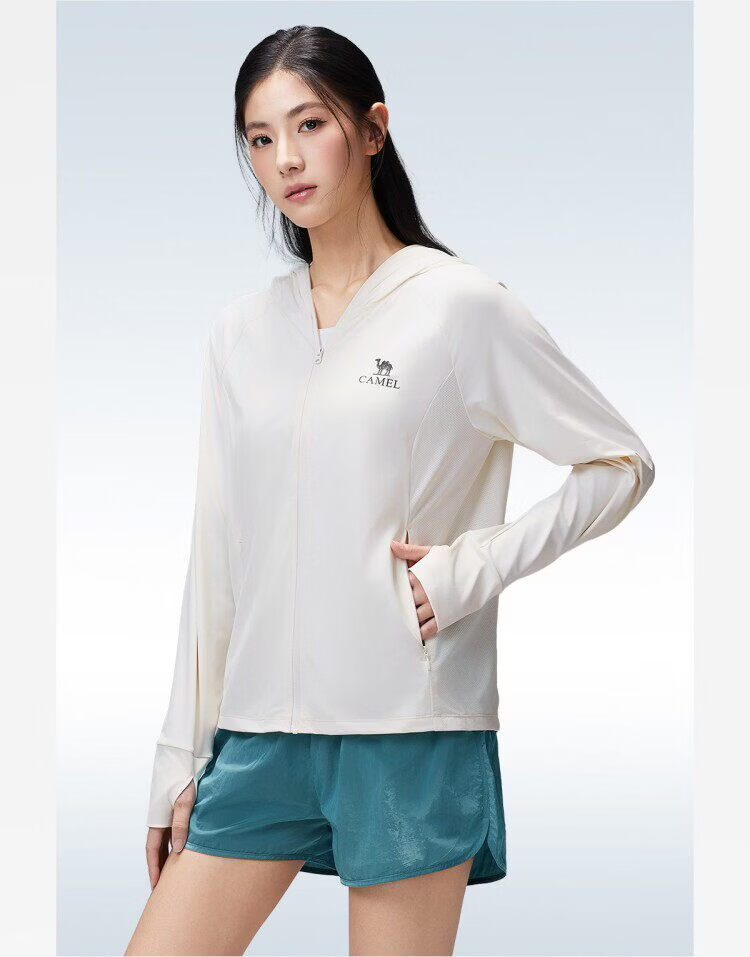 CAMEL Outdoor Cooling White Skin Sunscreen Jacket Unisex 2026 Spring Summer New Breathable UV Protection Coat R168 23