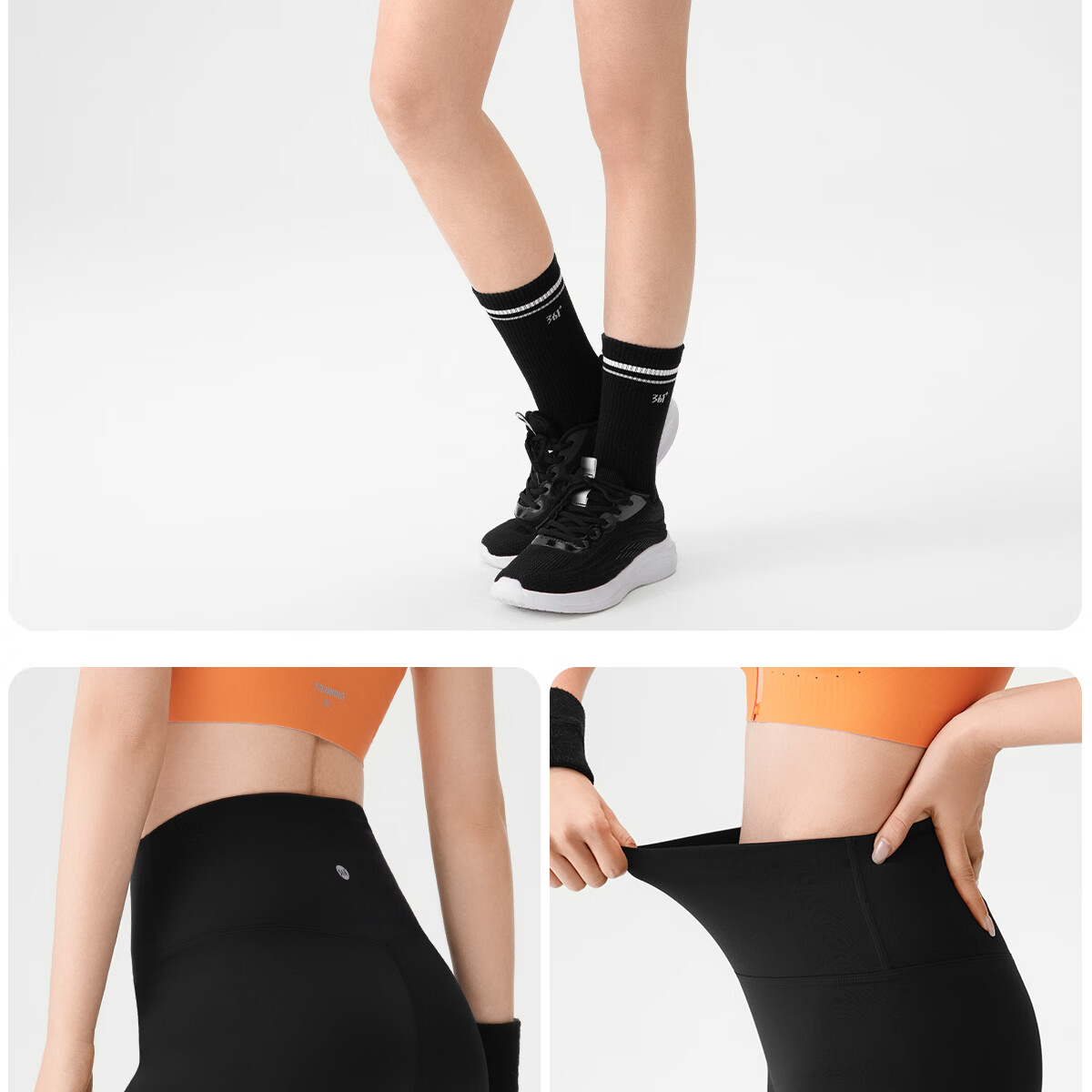 361° High-Waist Peach Hip-Lifting Women's Sports Shorts, Tight-Fitting Running and Fitness Pants, High-Elastic Yoga Capri, Lightweight 14