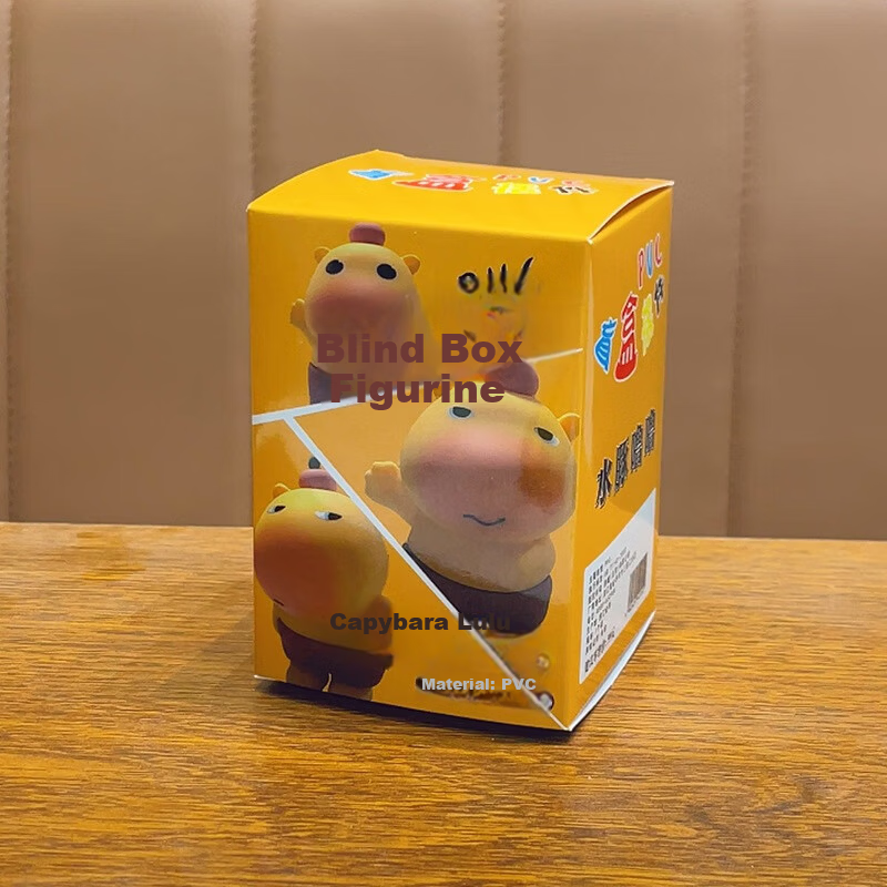 Shangmei Beibei Capybara Hole Fun Blind Box Poke Fun Lucky Draw Student Prize Kindergarten Gift Toy Birthday Present 15