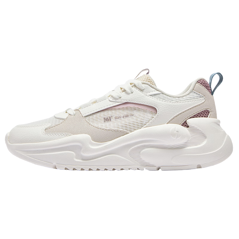 361° Women's Yunshu 3 Spring Summer Retro Thick Sole Casual Versatile Commuter Dad Sneakers 682626707-3