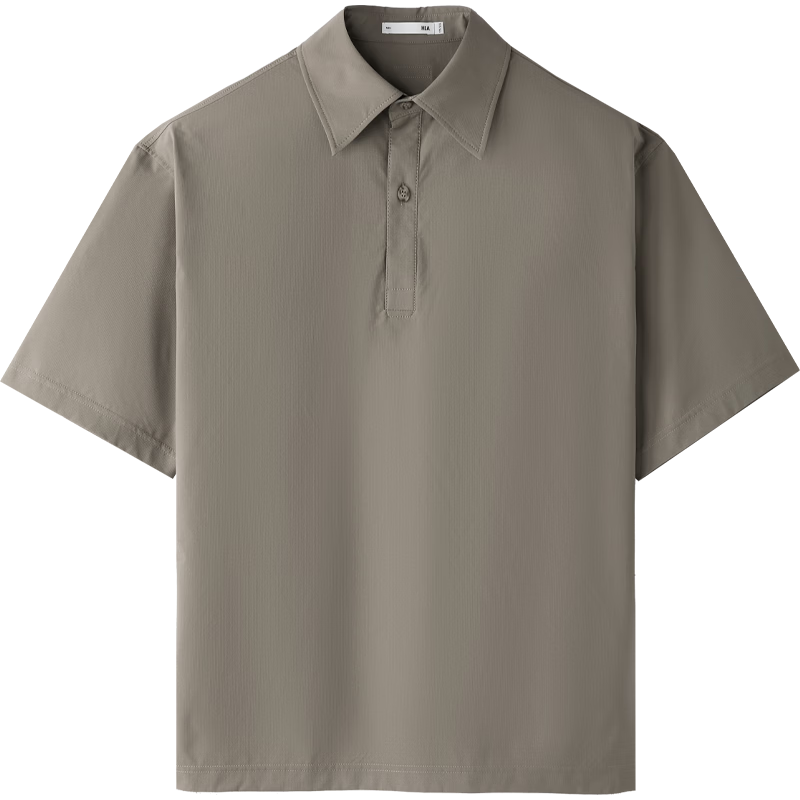 HLA Hailan Home Men's Short Sleeve Polo Shirt 26 Mountain Not High Series Sun Protection Summer Short Sleeve HNTPW2F183A