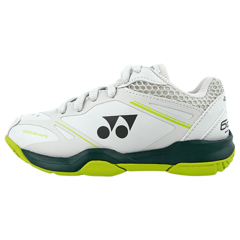 YONEX Yonex Badminton Shoes Youth Kids Non-slip Wear-resistant Sports Shoes SHBVAJREX Gray Beige Size 34