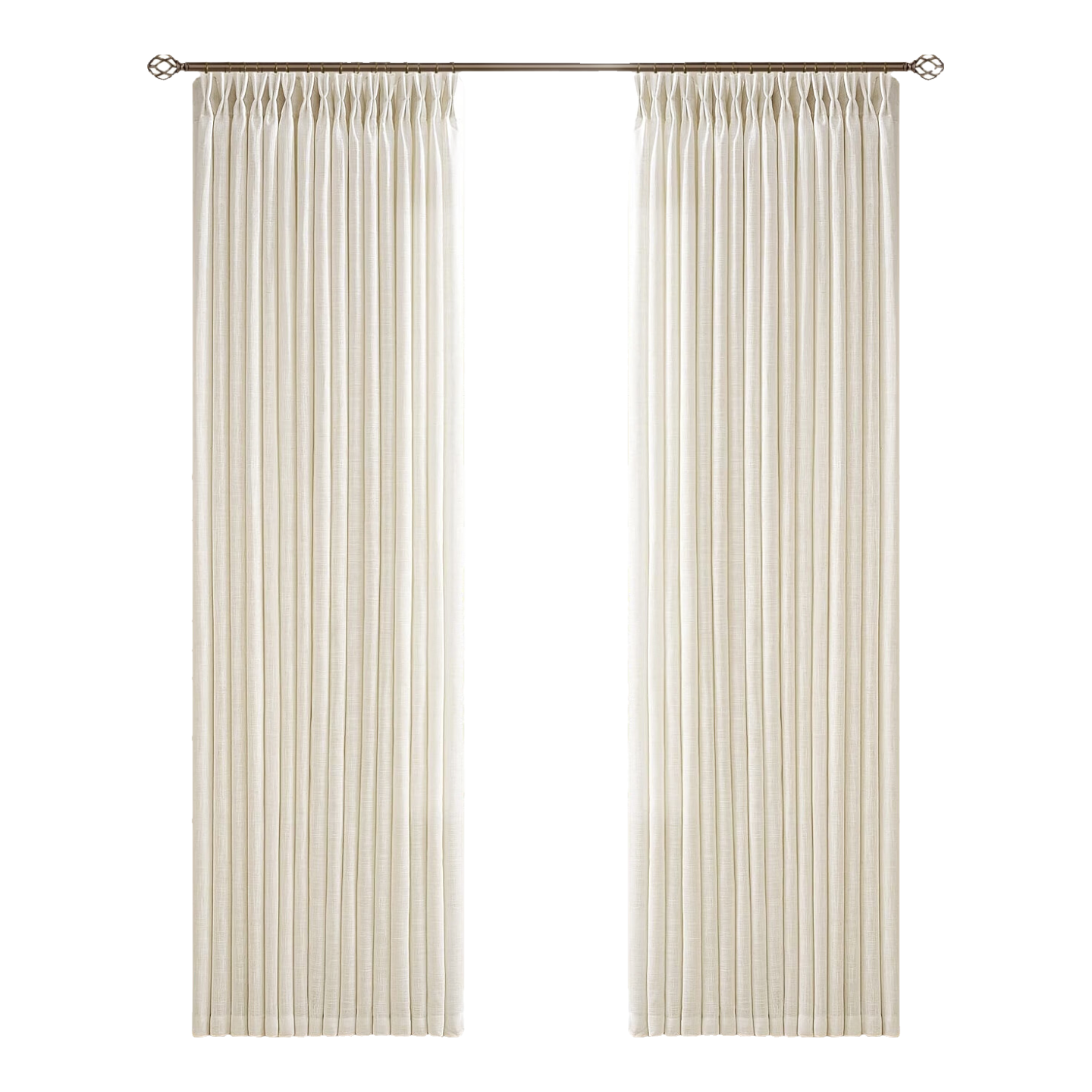Ali Wheat Ear Gauze Curtain Sheer Window Screen Light-Filtering Privacy Balcony Sunshade Blackout Living Room Bedroom 4.0m Width x 2.7m Height Single Panel
