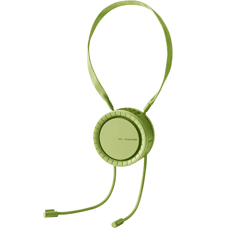 Beneunder Outdoor Neck-Hanging Fan, Mini Fan, Ultra-Light Cooling, Summer Lazy Portable Multi-Functional Rechargeable Small Neck-Hanging EE001, Qidian Gree