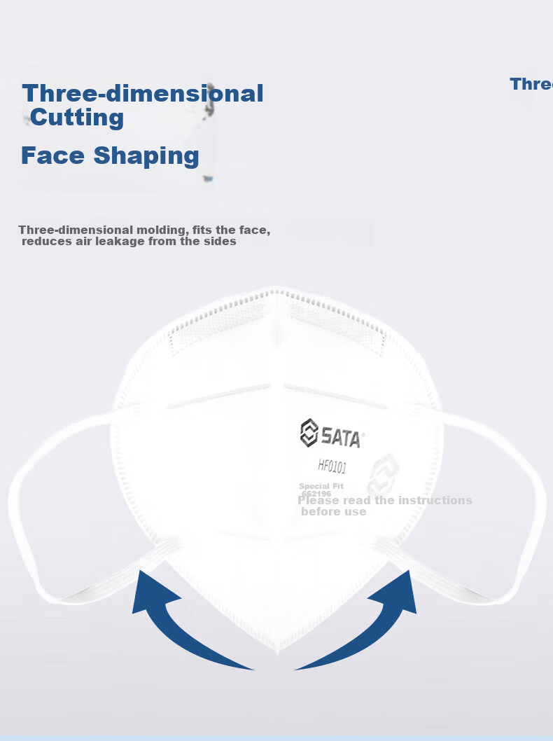 SATA HF0101 Foldable Dustproof Industrial Over-Ear Disposable KN95 Protective Mask 25pcs/Box 1