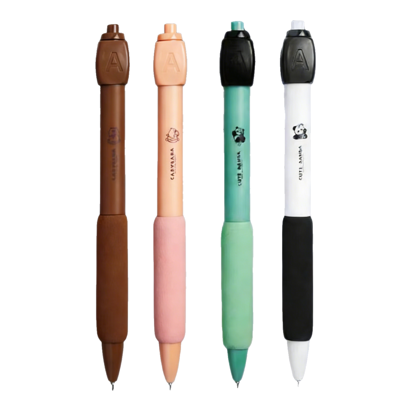 GOTOVAN 4-Pack Answer Selection Twist Pens ABCD Click Gel Pens Student Exam Special Multiple Choice Creative Black Ballpoint Pens