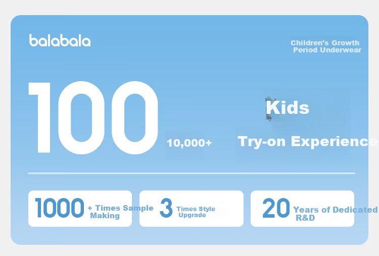 Balabala Kids Underwear Boys Boxer Briefs Girls Toddler Anti-Exposure Soft Comfortable Cute 4-Pack 1