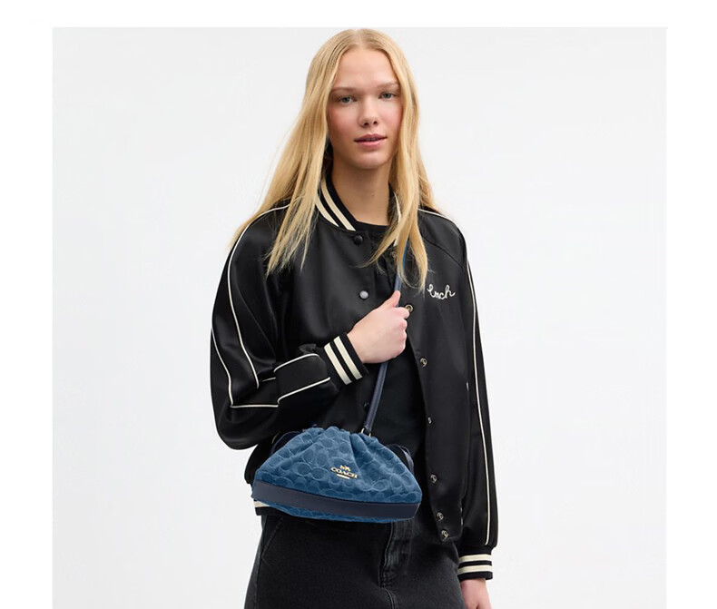 COACH Women's FAYE Classic Logo Shoulder Crossbody Drawstring Cloud Bag CDE45 - Brand Direct Supply 3