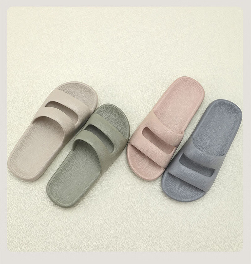 XGGC Premium Textured Leather Slippers for Men Summer Indoor Bathroom Non-Slip Sandals Ivory White Size 37-38 10