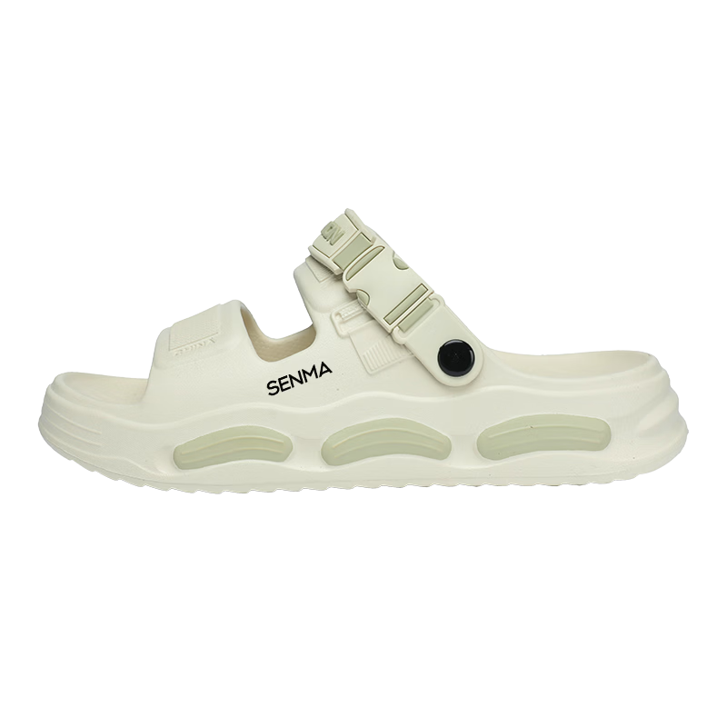 Senma Men's Summer Slippers Outdoor Anti-Slip Odor-Resistant Soft Sole Flip Flops Dual-Purpose Driving Sports Beach Sandals