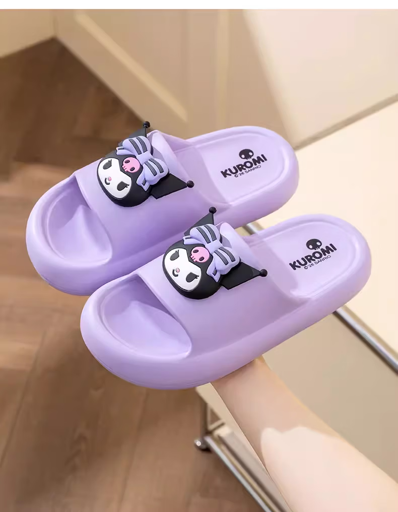 Hello Kitty Children's Summer Indoor Non-Slip Girls' Slippers Parent-Child Style ST2615 White Size 39/40 10