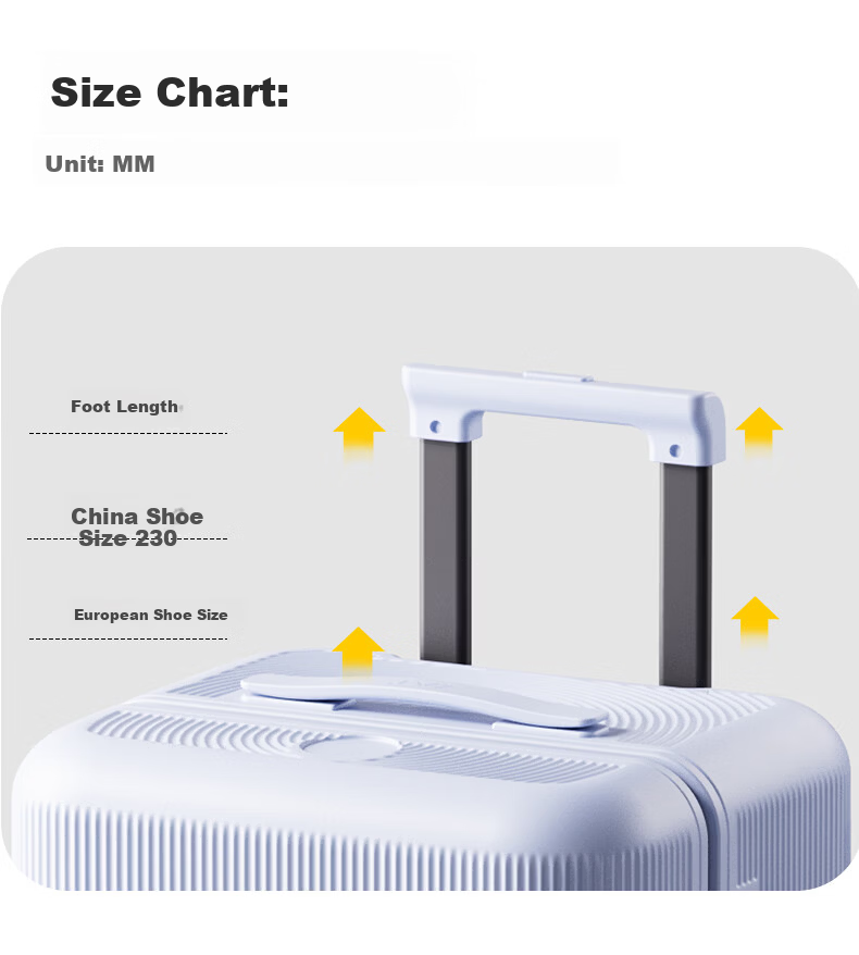 ZAT Innovative Plastic Frame Luggage Zipper Trolley Large Capacity Travel Suitcase Sit-able Password Lock Soft Matte White 24 Inch 15