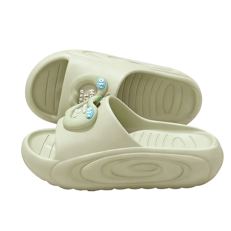 YUZHAOLIN EVA Cartoon Couple Home Bathroom Slippers Unisex Cool Sandals