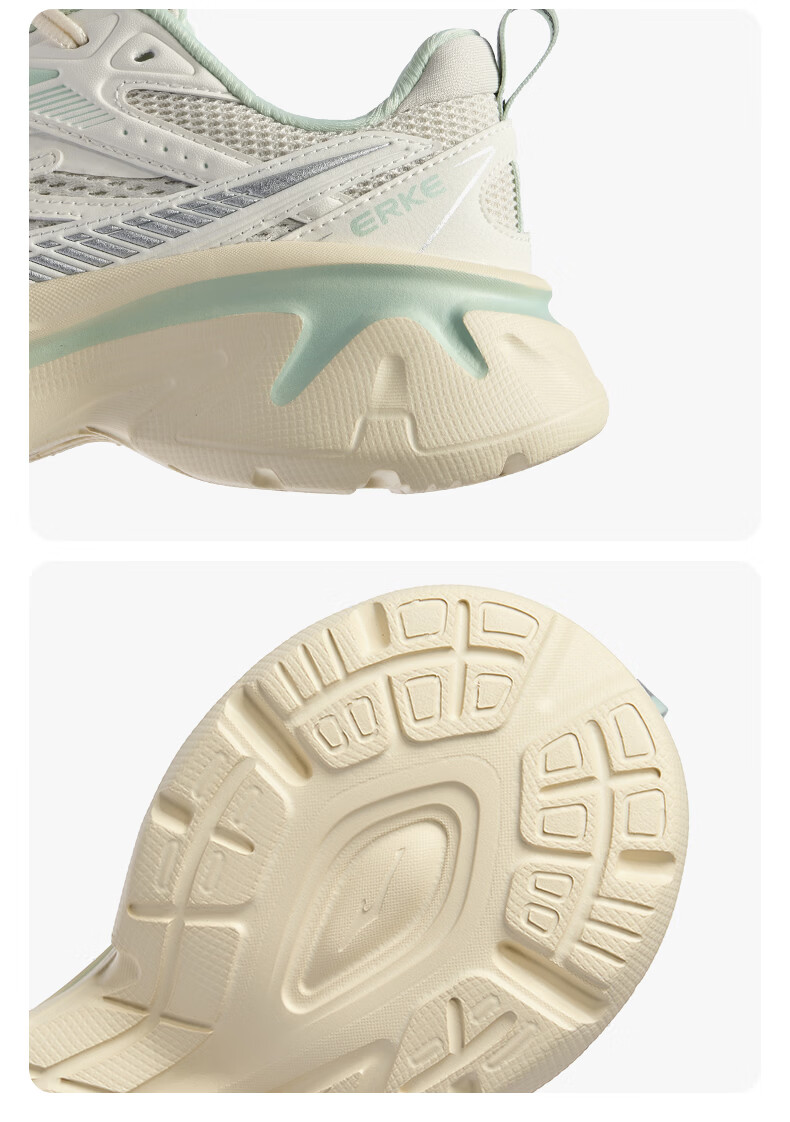 ERKE Women's Casual Shoes 26 New Breathable Patchwork Colorblock Retro Outdoor Sports Shoes | Yidong 11