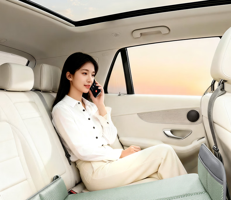 HUIDUODUO Car Rear Seat Sleeping Mat Foldable Mattress Backseat Sleeping Aid Travel Cushion Support 20