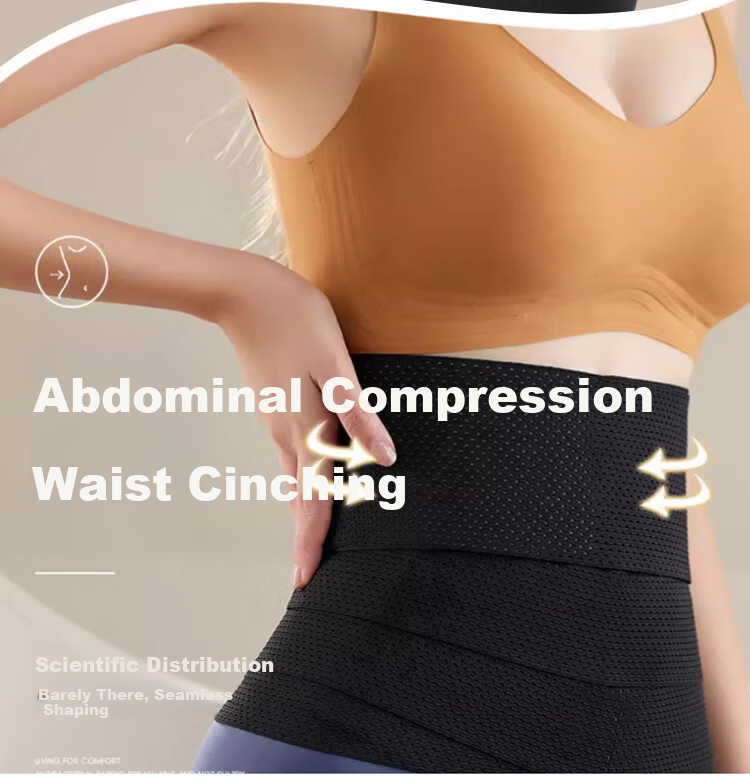 GRACEWELL Women's Summer Thin Waist Trainer Belly Slimming Postpartum Breathable Waist Support Corset Waist Cincher 13