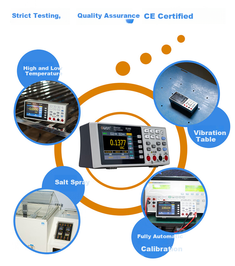 Owon Desktop Multimeter XDM1041 4.5-Digit 55000 Counts Industrial Maintenance USB Interface 4