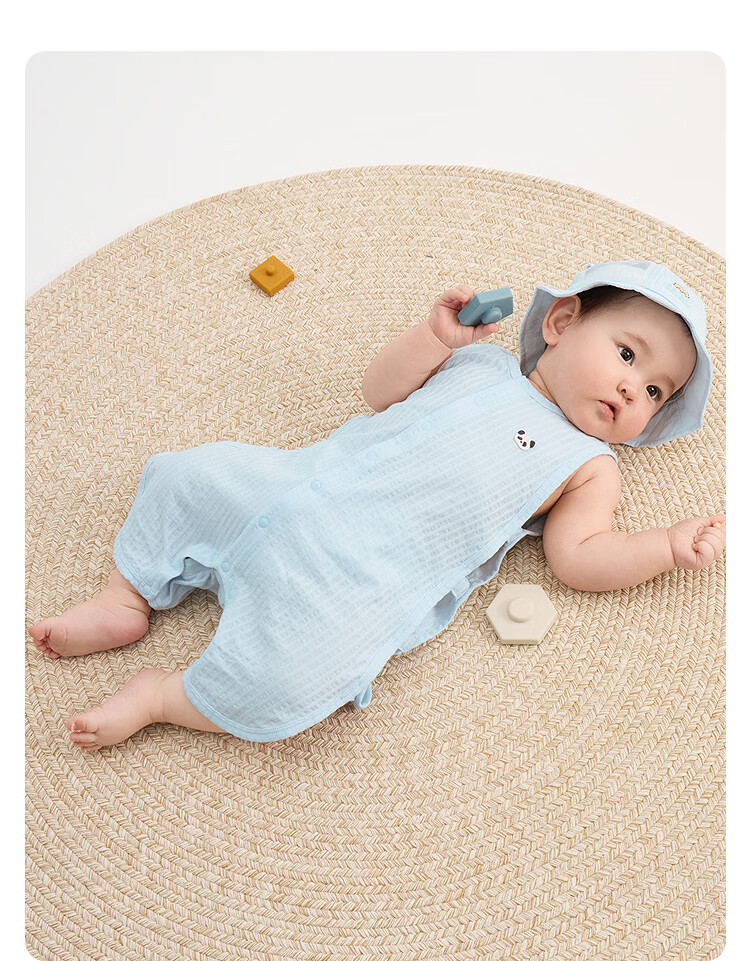 Balabala [balaOne] Baby Romper Infant Jumpsuit 2026 Summer Cotton Two-Piece Set 13
