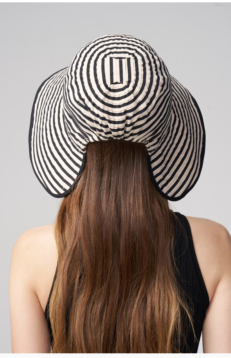 Kenmont Women's Hat 2026 New Oversized Brim Sun Hat with Ponytail Hole Beach Vacation Sun Protection Hat 6259 5