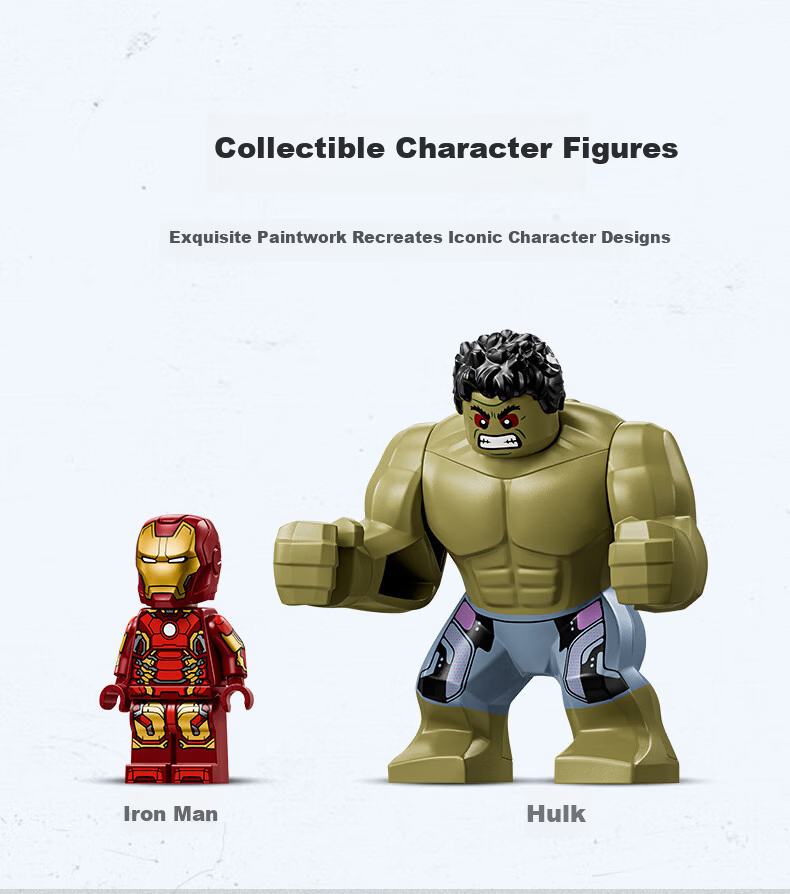 LEGO Super Heroes 76343 Anti-Hulk Armor Battle Building Blocks Toy Gift for Boys and Girls New Year Decoration 4