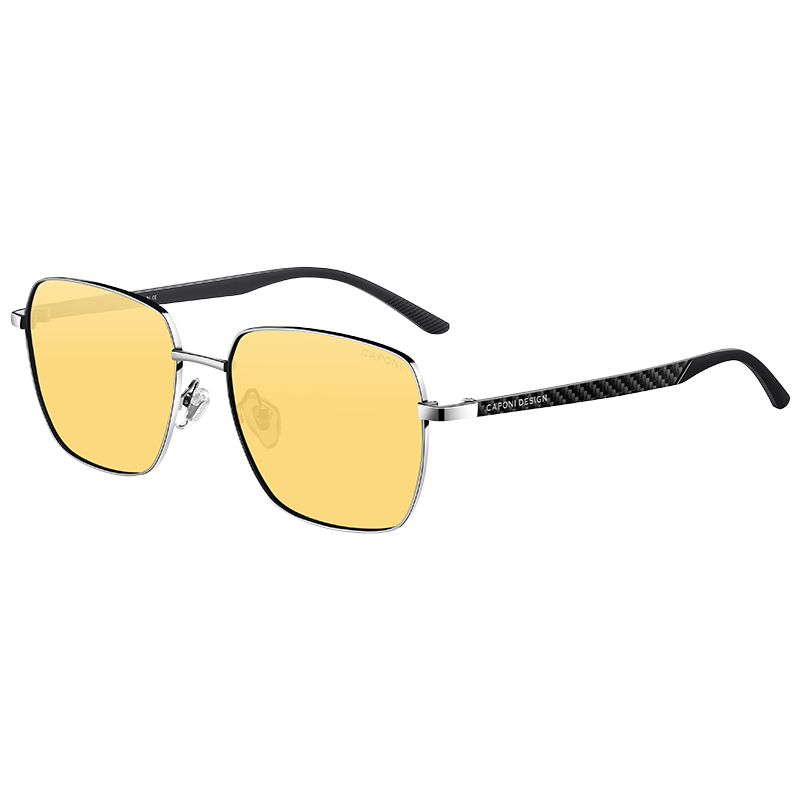 CAPONI Photochromic Night Vision Polarized Sunglasses for Men and Women, Day and Night Use, Driving Anti-Glare and Anti-Dazzle Sunglasses