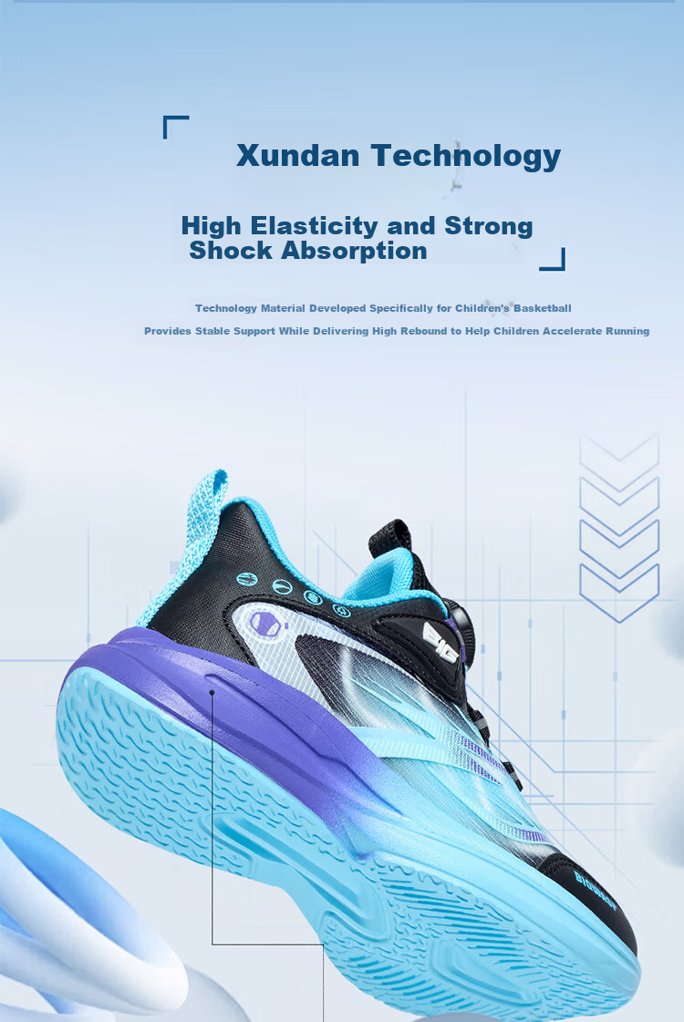 BIG WASP Kids Running Shoes Children's Spring and Autumn Sports Shoes Boys Mesh Non-Slip Primary School Shoes D112531999 4