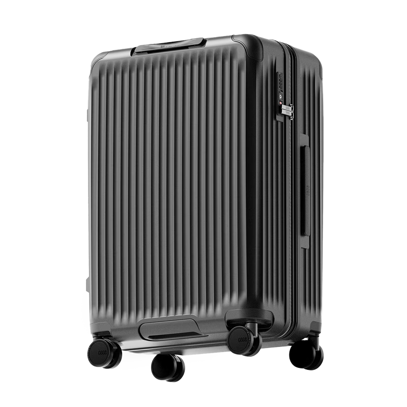 Cece Expandable Large Capacity Suitcase for Women And Men, Student Trolley Luggage with Password Lock, Gunmetal Gray, 20 Inches