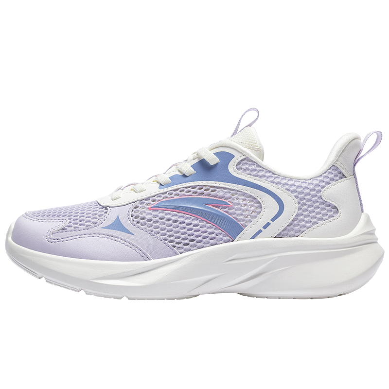 Anta Kids Girls Summer Breathable Mesh Running Shoes Lightweight 6-12 Years A22625511
