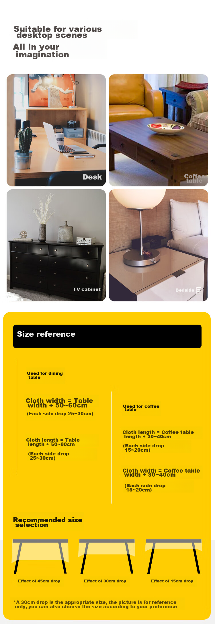 HOUSEWARE Waterproof, Oil-Proof, And Scald-Resistant PVC European-Style Table Mat, Thickened Dining Table Cover, 135*180cm, Aierber 7