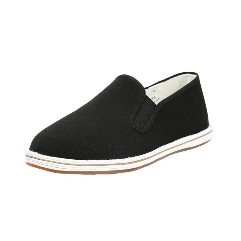 Laomeihua [Classic Mugwort Style] Traditional Beijing Cloth Shoes with Thousand-Layer Sole, Breathable And Foot-Friendly Slip-Ons, Size 42