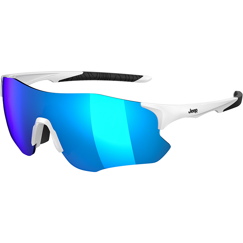 JEEP SPIRIT Cycling Running Sunglasses Unisex Marathon Outdoor Sports UV Protection Windproof Anti-Fog Day and Night Use