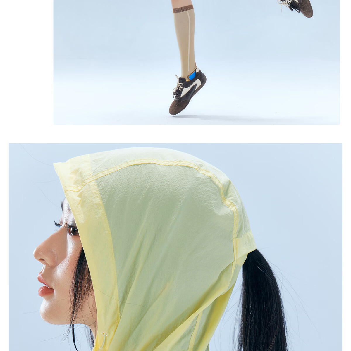 Camel Iceberg Sunscreen Jacket Goddess Edition Short Spring Summer New Outdoor Original Yarn Skin Jacket Women M26BA30013 36