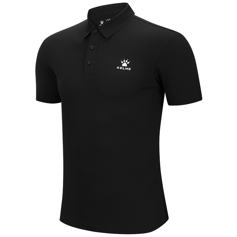 KELME Men's Summer Sports Polo Shirt Quick-Dry Fitness Collared T-Shirt Commuter Top