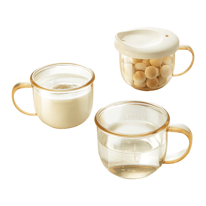 AIBEDILA Open-mouth Training Cup Baby Water Cup Over 2 Years Old Household PPSU Spill-proof Drinking Cup with Lid