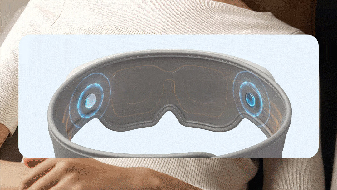 CoolRelax Smart Head and Eye Integrated Massager HE70 Eye Massager Airbag Eye Care Device Fatigue Relief Heat Compress Eye Mask Eye Care Practical Valentine's Day Birthday Gift 14