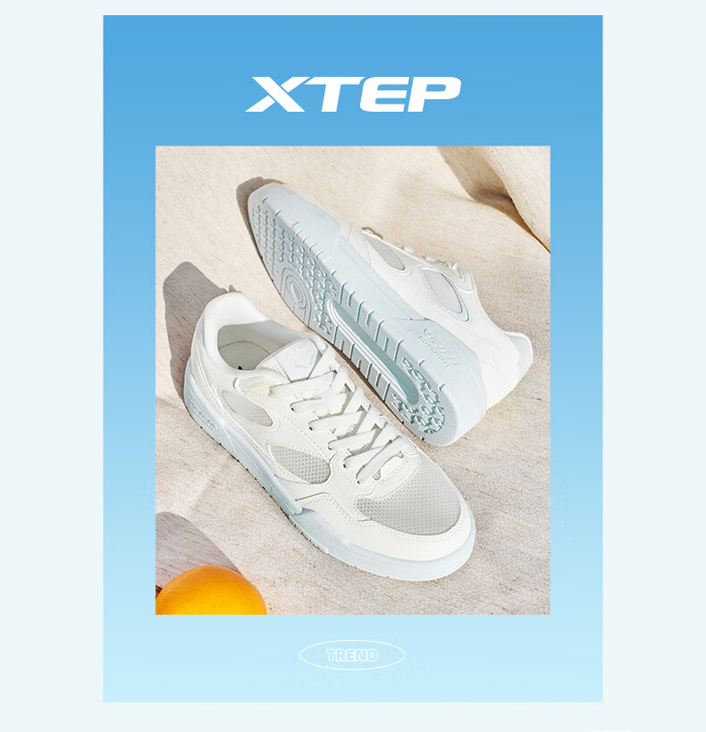 Xtep Light Cloud 2.0 Women's Sports Sneakers Spring Summer Breathable Lightweight Comfortable Durable White Shoes 2