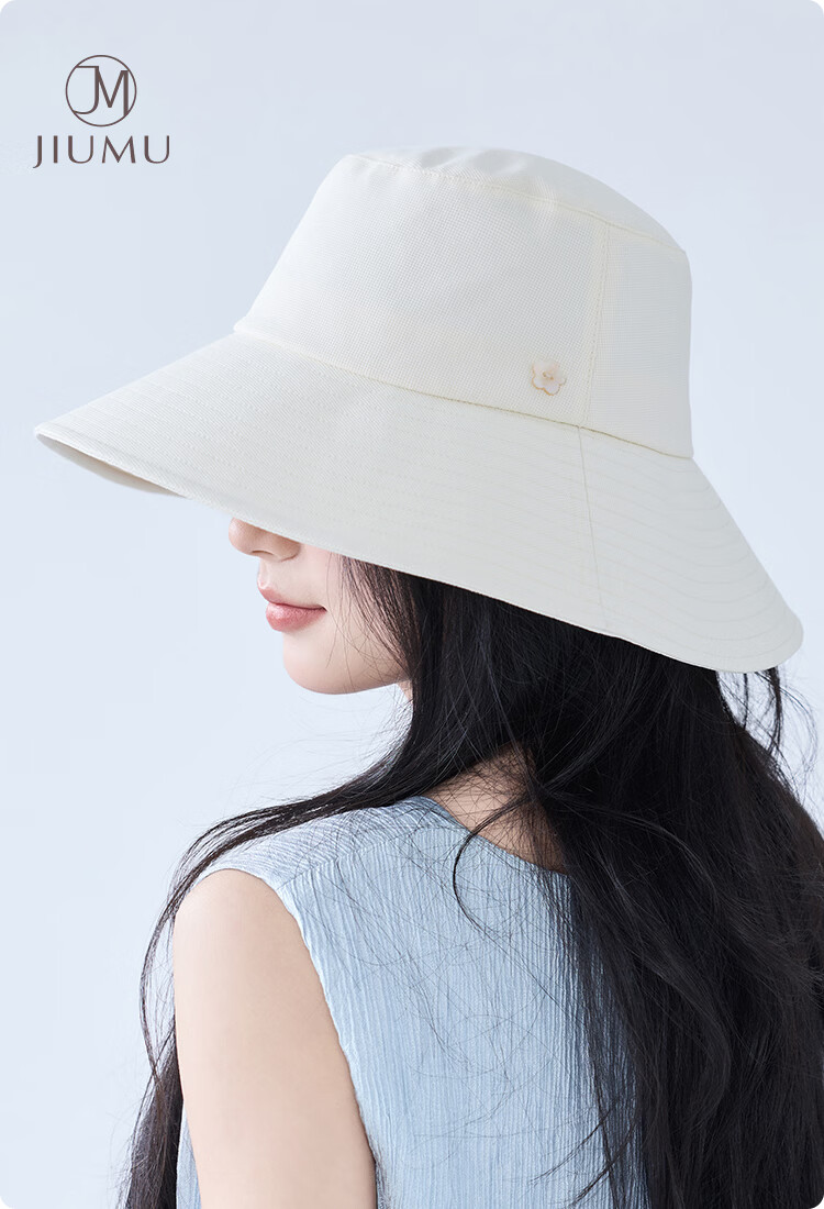 JIUMU Women's Sun Protection Hat UV Protection Outdoor Summer Bucket Hat Face Covering 1