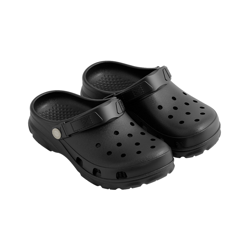 Puxirouman Soft Sole Hollow Out Shoes Women Outdoor Comfort 2026 Summer Beach Shoes EVA Non-Slip Closed Toe Slippers Men