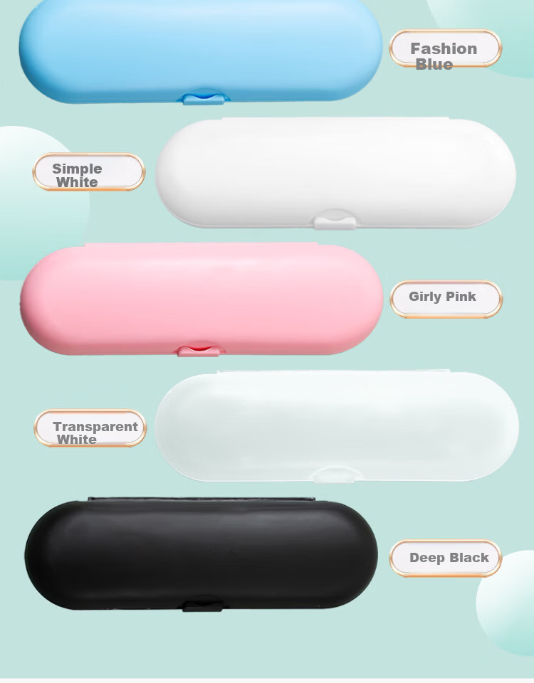 Dong Nai Lun Electric Toothbrush Travel Case Portable Storage Box Compatible with Philips/Oral-B/Xiaomi/Huawei Blue Electric Toothbrush Travel Case 12