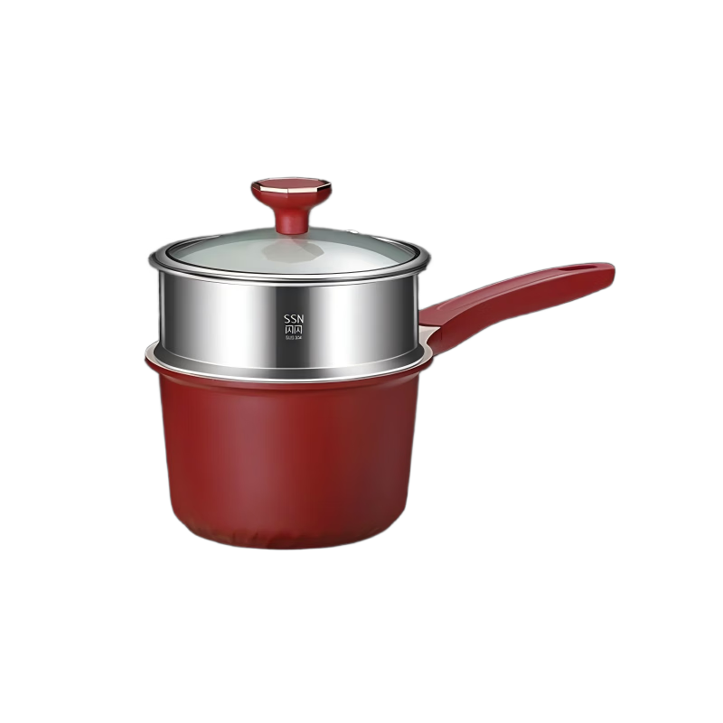 SSN Ceramic Non-Stick Baby Food Pot Baby Household Ceramic Gas Small Milk Pot Noodle Cooking Pot Small Pot