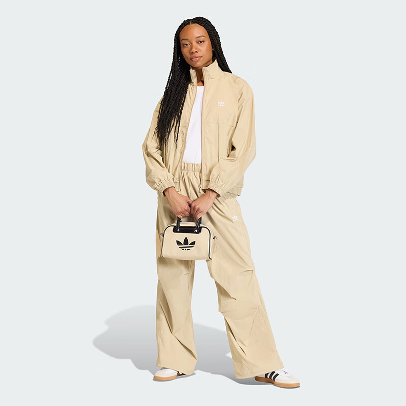 Adidas Originals Women's ESS S PARA Woven Pants KD1522 Brown L 3