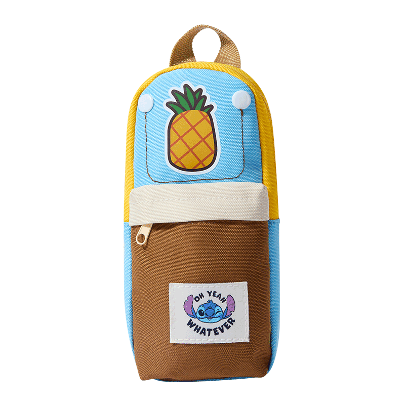 Disney Stitch Large Capacity Pencil Case Stationery Bag for Elementary Students Boys Girls School Supplies Graduation Gift