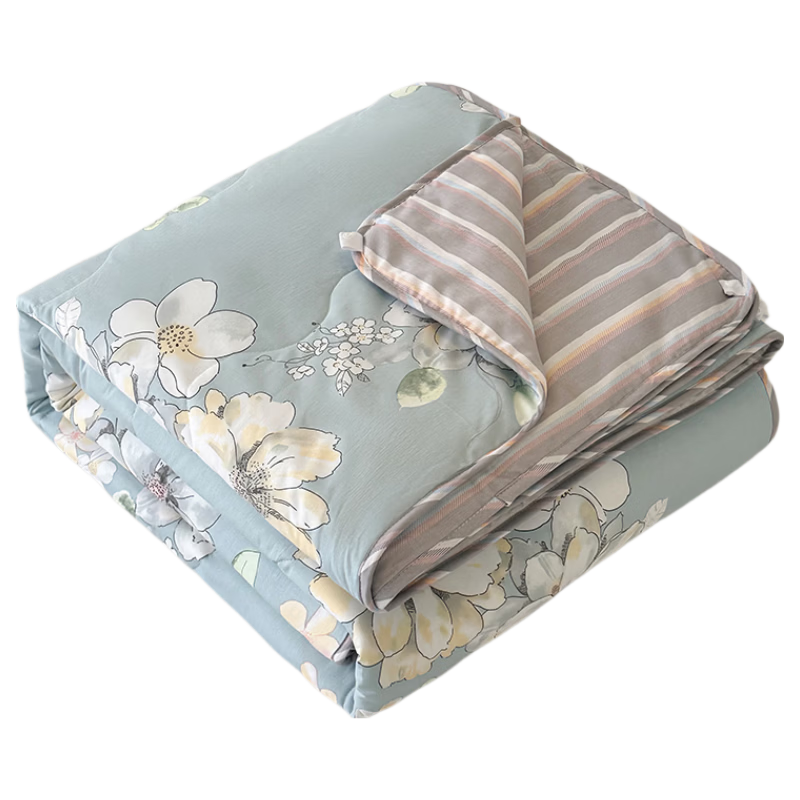 Dohia Home Textiles Pure Cotton Air Conditioning Quilt, 100% Cotton Summer Cool Quilt, Washable Thin Quilt, Comforter Core, 229*230cm